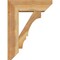 Ekena Millwork Balboa Slat Rough Sawn Bracket w/ Offset Brace, Western Red Cedar, 8"W x 24"D x 32"H BKT0806X24X32BOA06RWR - alternate 2